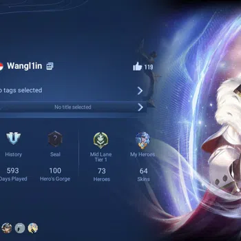 Honor of Kings Accounts Rare Skin Global Hero 73 Skin 64|MYTHIC Kongming, Legend Lady Sun, 2 Sanxingdui (Hou Yi,Dyadia) etc