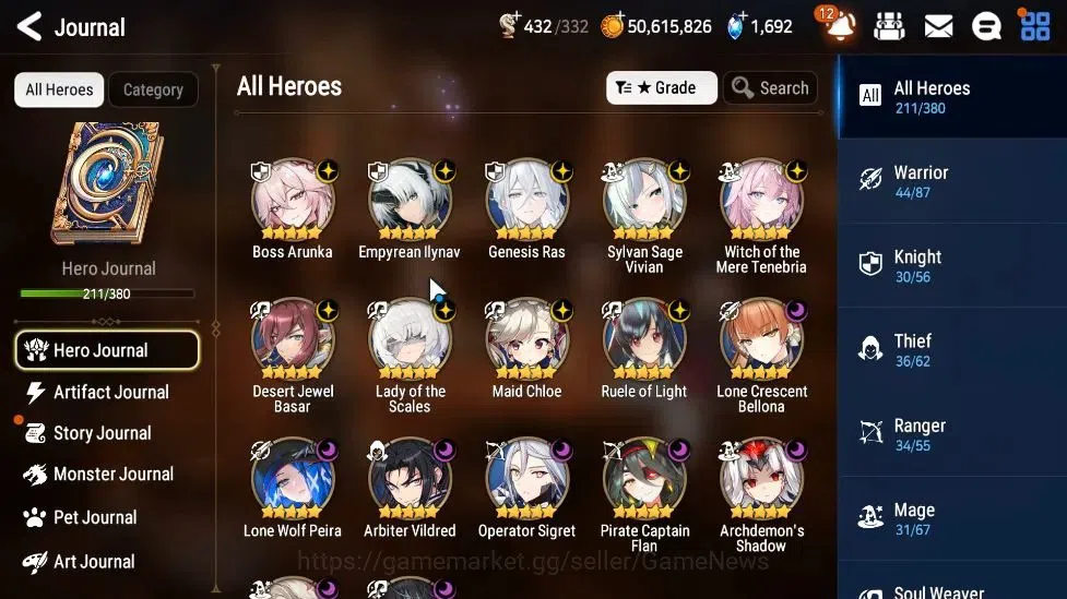 Epic Seven Accounts GLOBAL Unverif|NewEra|17 ML(LOTScales,RoLight,Hars image 4