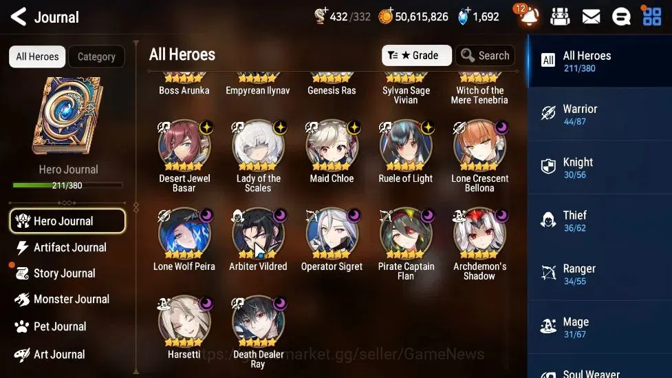 Epic Seven Accounts GLOBAL Unverif|NewEra|17 ML(LOTScales,RoLight,Hars image 5