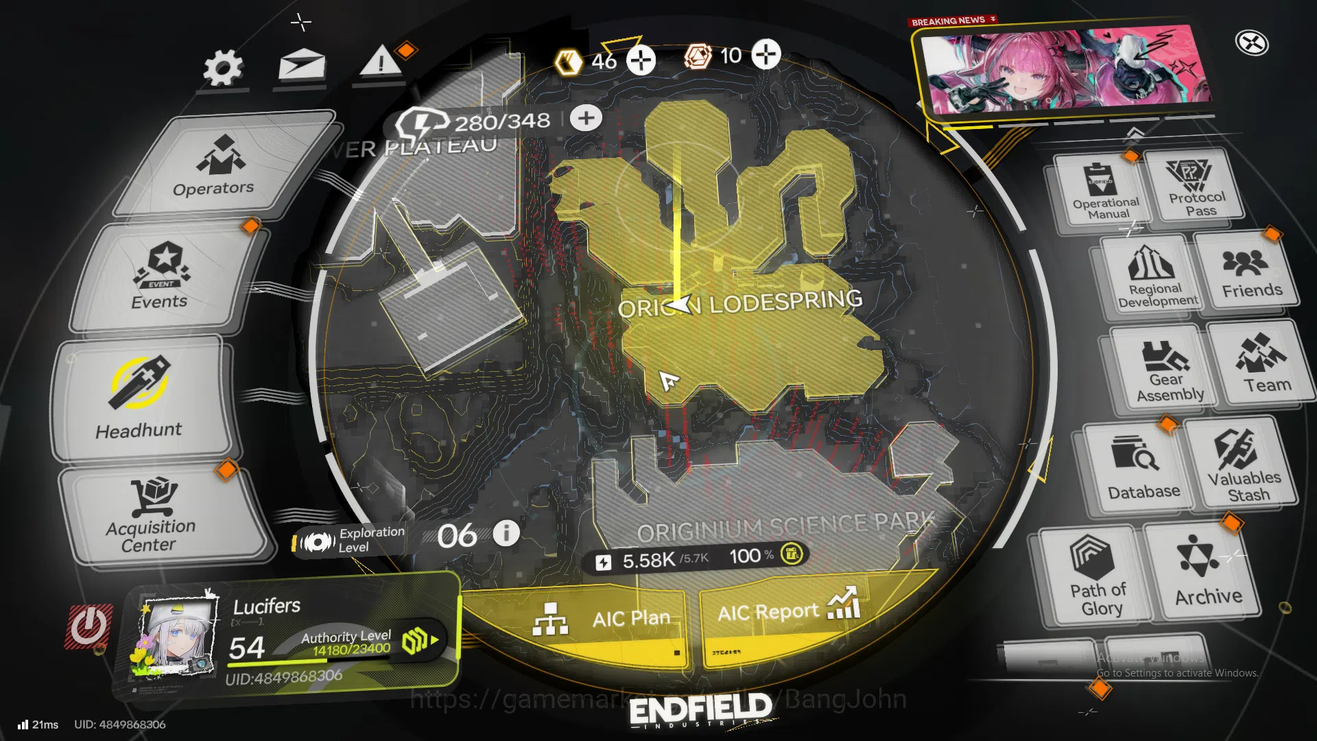 Arknights: Endfield Accounts Mid Game | ASIA | Laevatain + Sign | Yvonne P1| Gi image 1