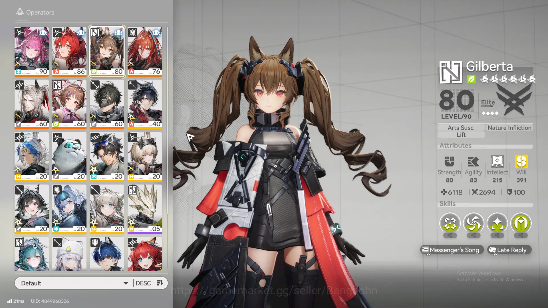 Arknights: Endfield Accounts Mid Game | ASIA | Laevatain + Sign | Yvonne P1| Gi image 5