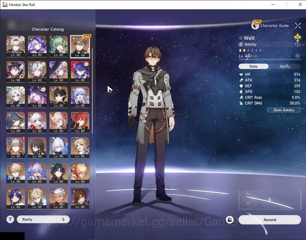 Honkai Star Rail Accounts Asia|TL 70|Free GI|22 Limited|[Acheron,Black Swan] image 4