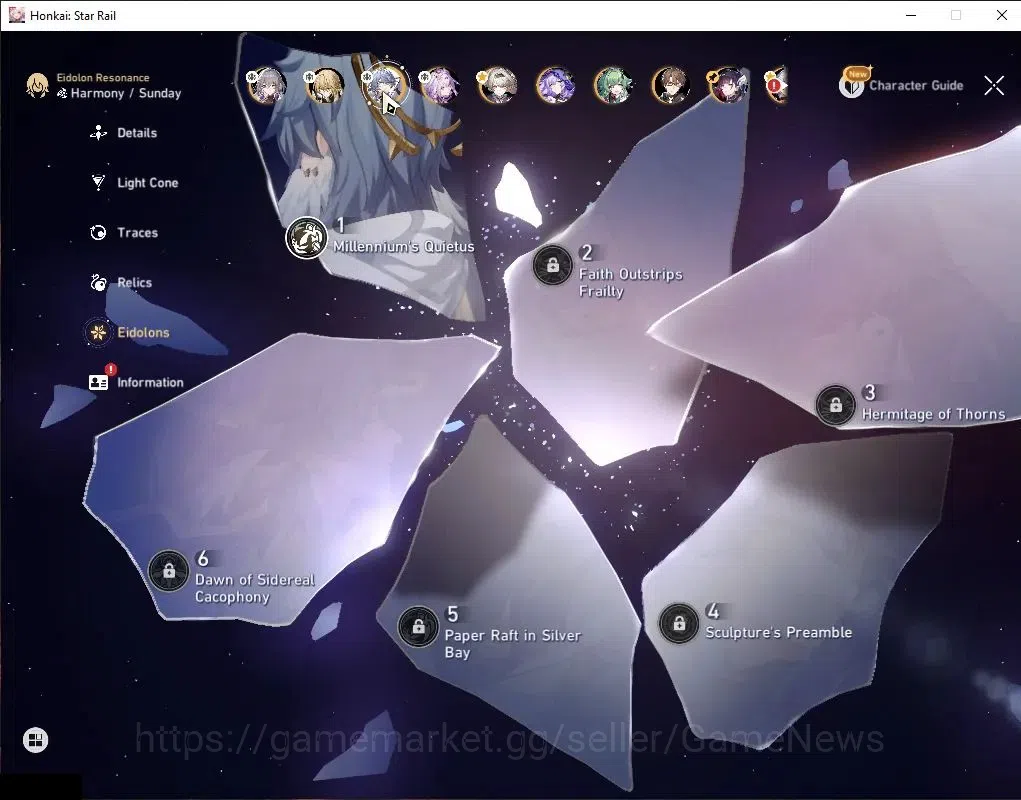 Honkai Star Rail Accounts Asia|TL 70|Free GI|22 Limited|[Acheron,Black Swan] image 6