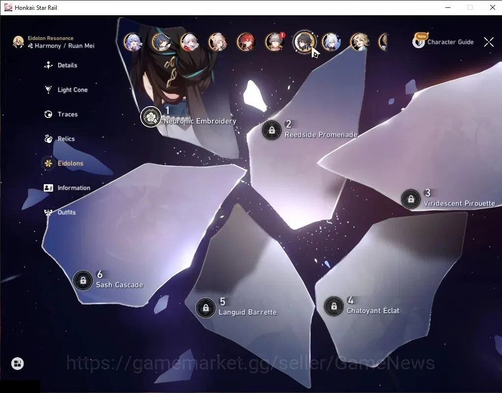 Honkai Star Rail Accounts Asia|TL 70|Free GI|22 Limited|[Acheron,Black Swan] image 7