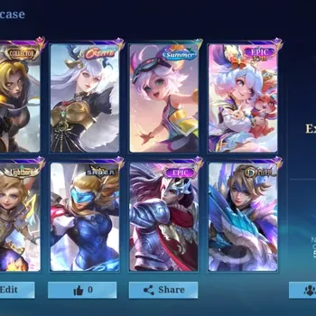 Mobile Legends: Bang Bang Accounts Collector Global|195S|Expert|Collector Natalia,Epic Nana,Epic Rafaela,Epic Kagura,Epic