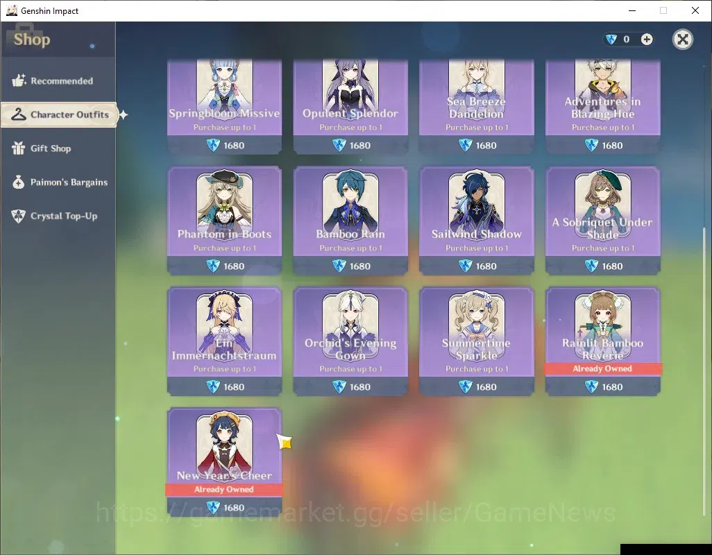 Genshin Impact Accounts ASIA|AR 41|1k Primogem|2 Limited + 2 (*5 Weapon)|M image 13
