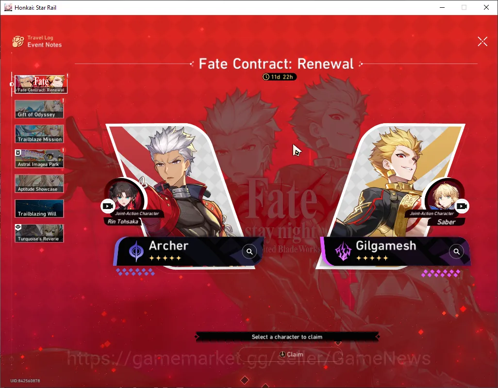 Honkai Star Rail Accounts Starter Asia|Starter TL 11|1 Golden Companion|3 Limited| Mortenax Blade,Sparkle,DHPT |Selector 1