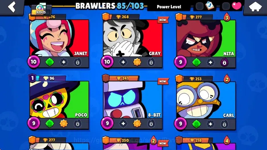 Brawl Stars Accounts Android | 32325 Thropy|85 Brawler|17 Max Hyperchar image 11