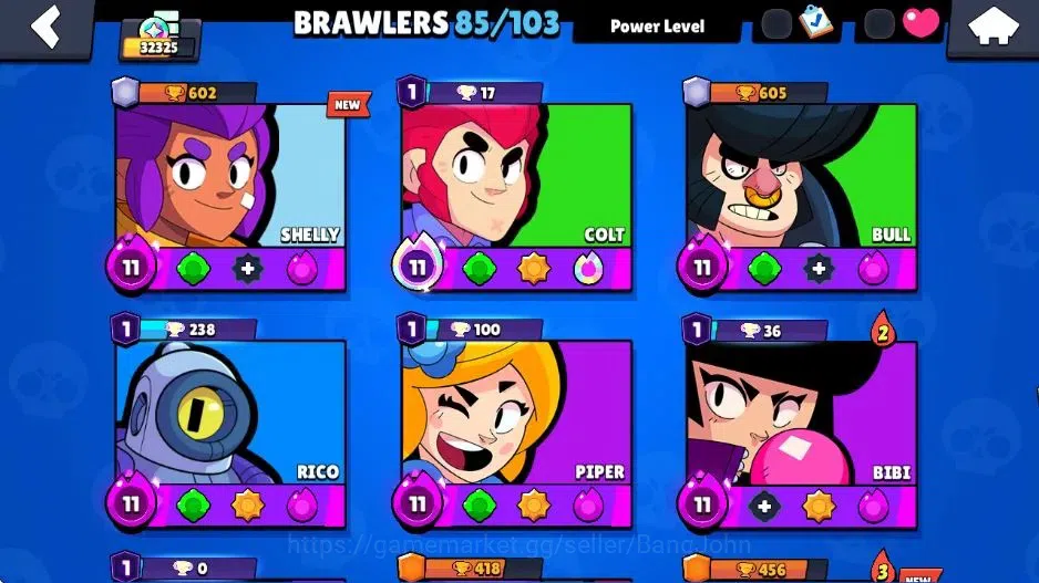 Brawl Stars Accounts Android | 32325 Thropy|85 Brawler|17 Max Hyperchar image 14