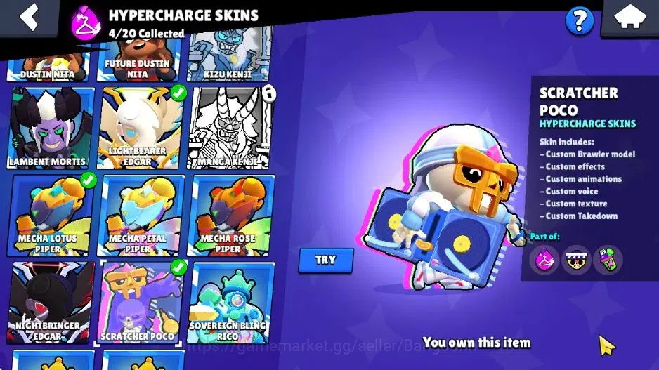 Brawl Stars Accounts Android | 32325 Thropy|85 Brawler|17 Max Hyperchar image 5
