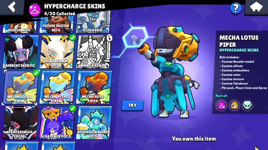 Brawl Stars Accounts Android | 32325 Thropy|85 Brawler|17 Max Hyperchar image 6