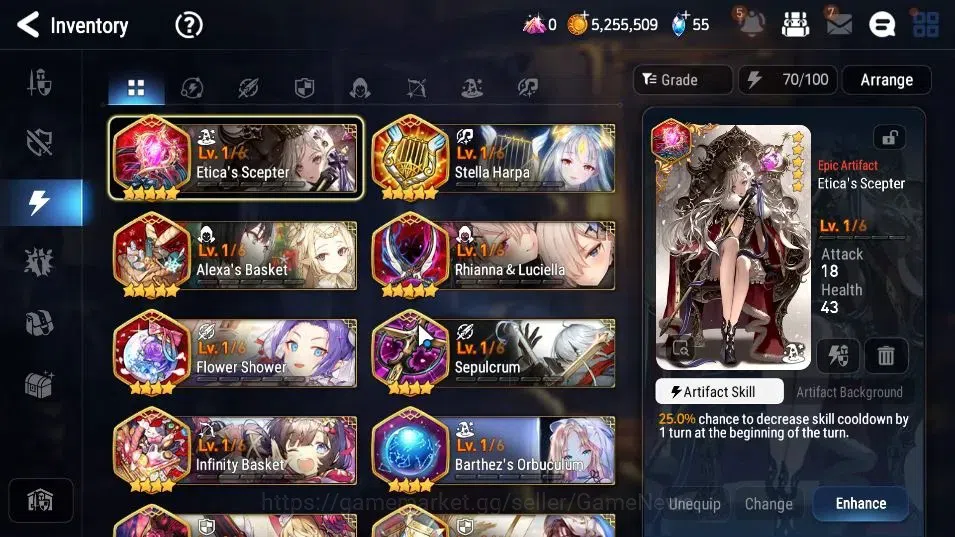 Epic Seven Accounts GLOBAL Unverif|New Era|3 ML (Rhiana&Luciel,Spec Te image 14