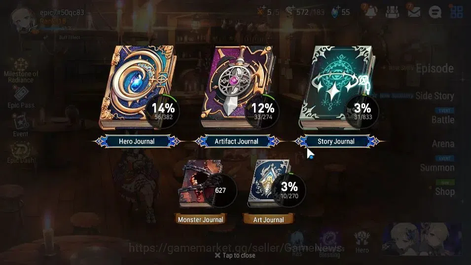 Epic Seven Accounts GLOBAL Unverif|New Era|3 ML (Rhiana&Luciel,Spec Te image 3