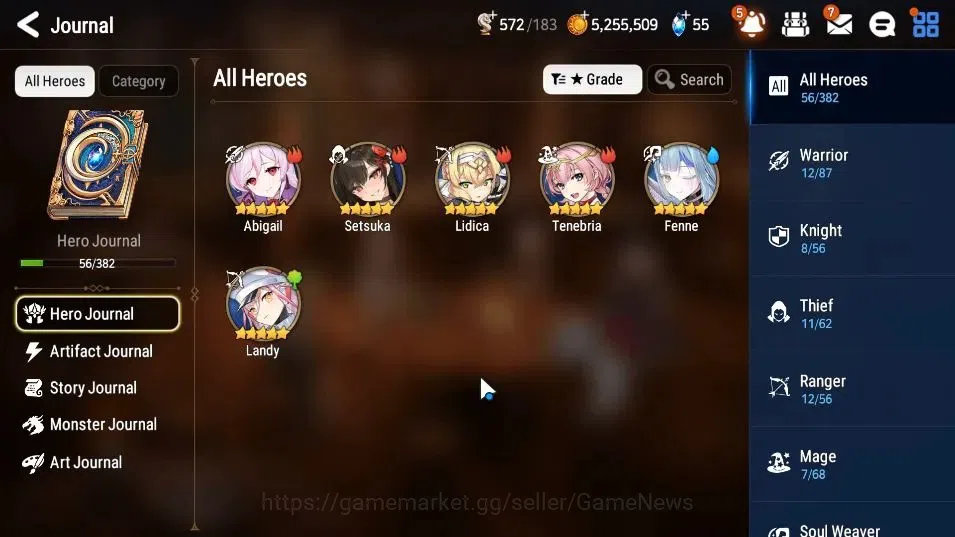 Epic Seven Accounts GLOBAL Unverif|New Era|3 ML (Rhiana&Luciel,Spec Te image 7