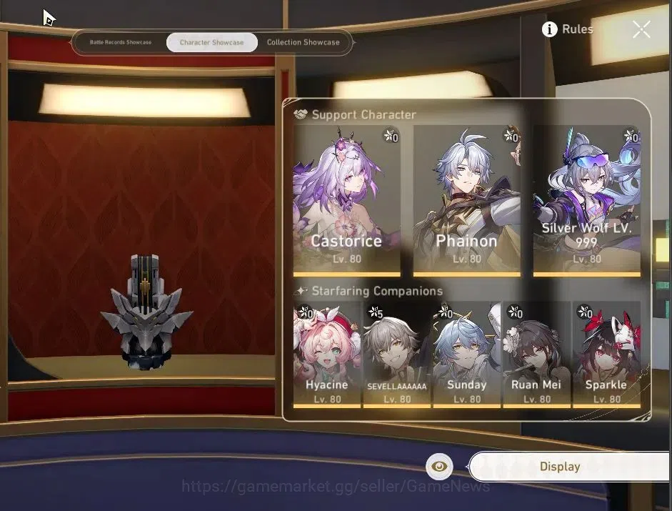 Honkai Star Rail Accounts Others Asia|TL 70|11 Limited|(Phainon,SW LV999)+Sign Castorice,Hyacine,YaoGuang,Sunday,DH 2