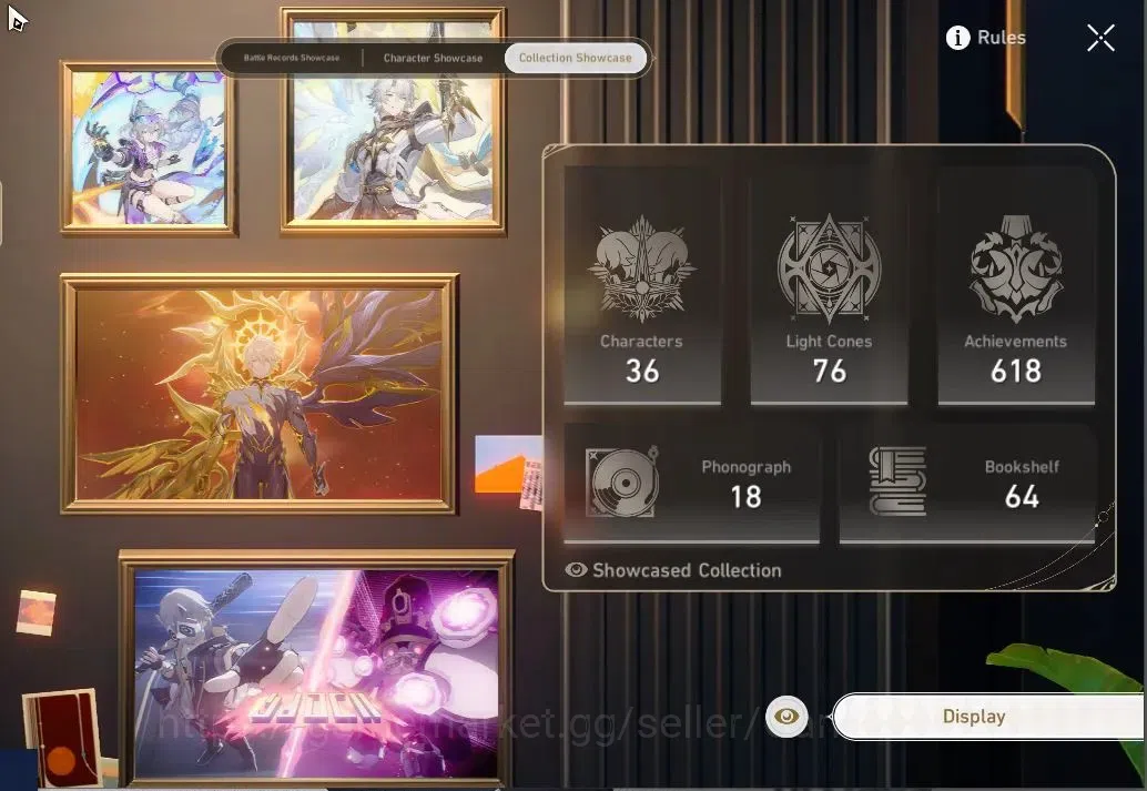 Honkai Star Rail Accounts Others Asia|TL 70|11 Limited|(Phainon,SW LV999)+Sign Castorice,Hyacine,YaoGuang,Sunday,DH 3