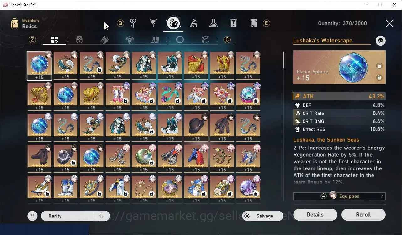 Honkai Star Rail Accounts Others Asia|TL 70|11 Limited|(Phainon,SW LV999)+Sign Castorice,Hyacine,YaoGuang,Sunday,DH 7