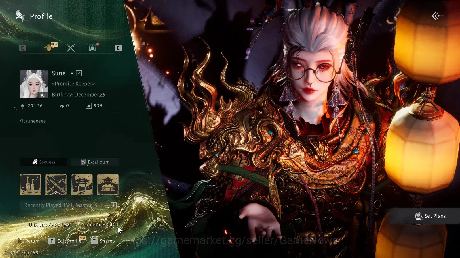 Where Winds Meet Accounts GLOBAL|Lv 95|30K GS|4 HC Used|Abyys Conqueror|Nine image 1