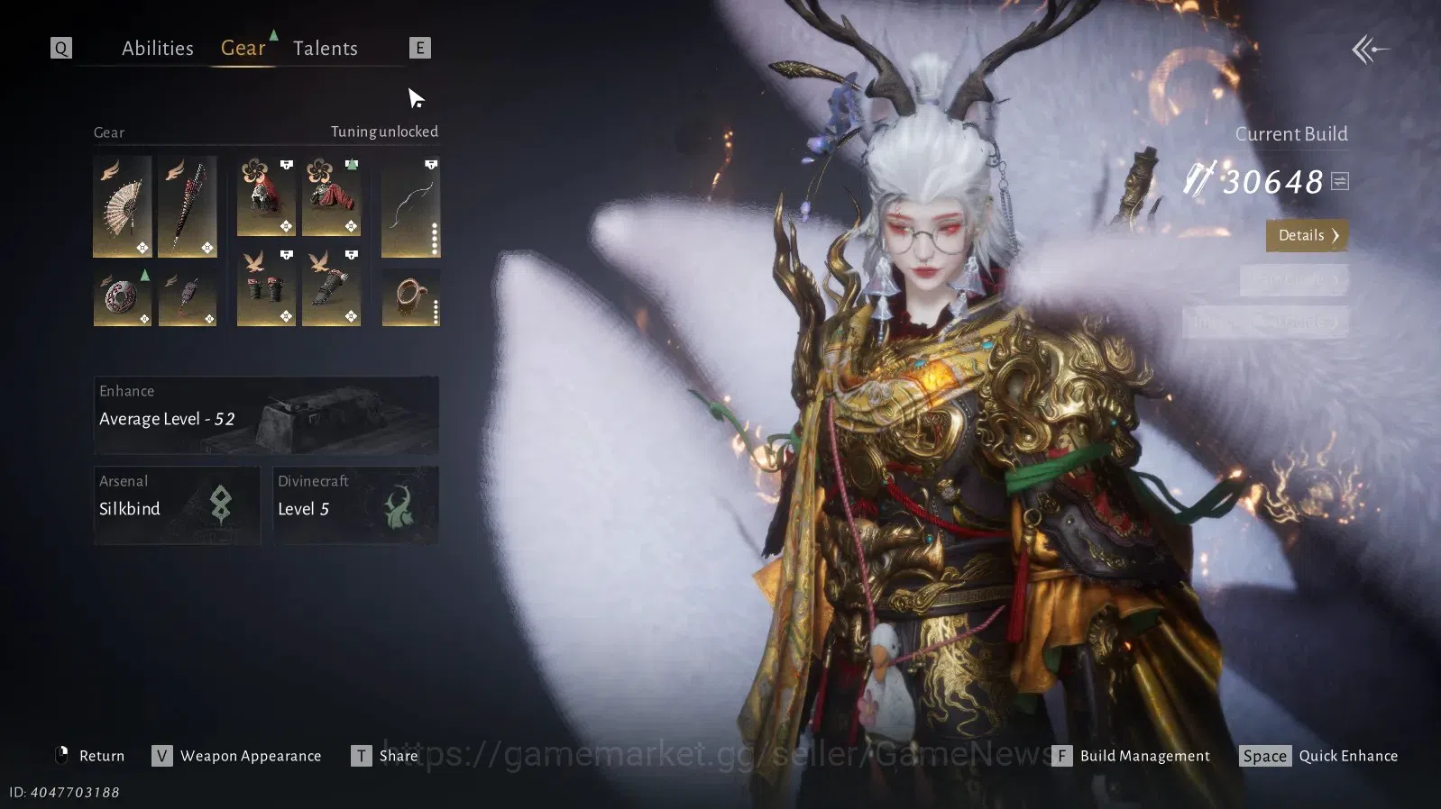 Where Winds Meet Accounts GLOBAL|Lv 95|30K GS|4 HC Used|Abyys Conqueror|Nine image 4