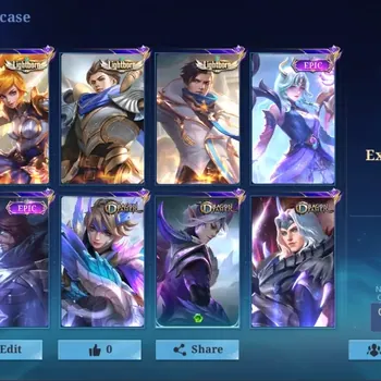 Mobile Legends: Bang Bang Accounts Others Global|131 Skin|Expert|Lightborn Fanny Alucard Granger,DragonTamer Ling lancelot
