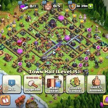 Clash of Clans Accounts High-End LV 141 TH 15-BH 8|HH 9|Limited Skin BK,MP,RC|BK 61,AQ 78,GW 42,MP 32,RC 30,DD 6|BM 7/BC