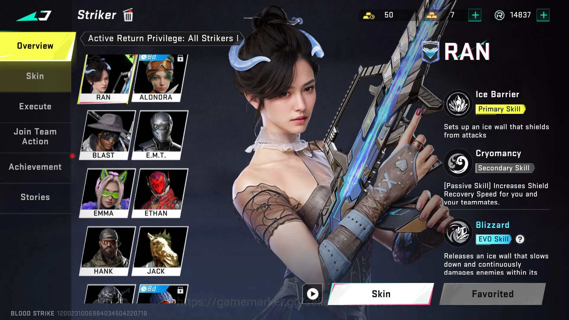 Blood Strike Accounts [ASIA] Lvl 50 | Gold | Eternal Lv2 AK47-Overload | image 17
