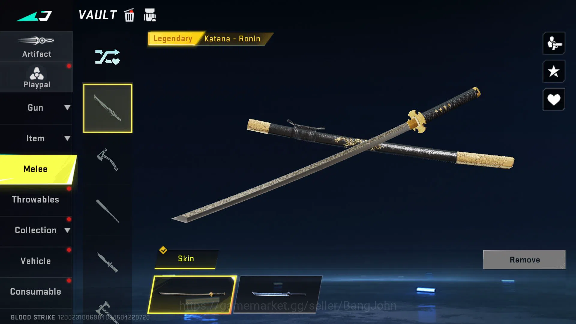 Blood Strike Accounts [ASIA] Lvl 50 | Gold | Eternal Lv2 AK47-Overload | image 7