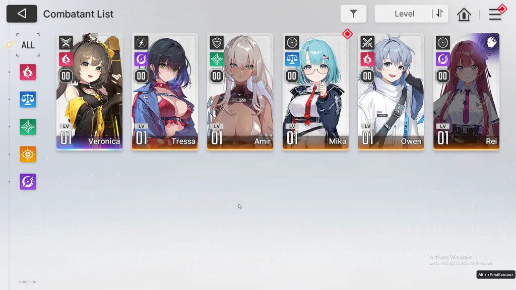 Chaos Zero Nightmare Accounts GLOBAL | Lv05 | 2300 Crystal | Fresh Starter Veron image 1