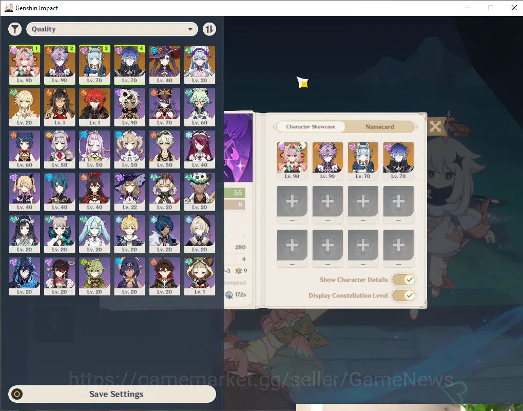 Genshin Impact Accounts ASIA|AR 55|4 Limited +1(*5Weapon)| [Varesa,Durin,F image 2
