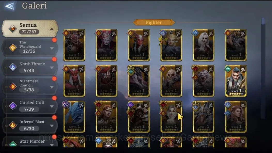 Watcher of Realms Accounts GLOBAL50x|Starter Ready Gacha|Lv 6|70,429 Power|1  image 12