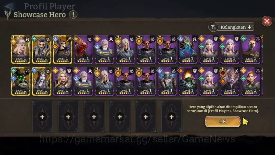 Watcher of Realms Accounts GLOBAL50x|Starter Ready Gacha|Lv 6|70,429 Power|1  image 15