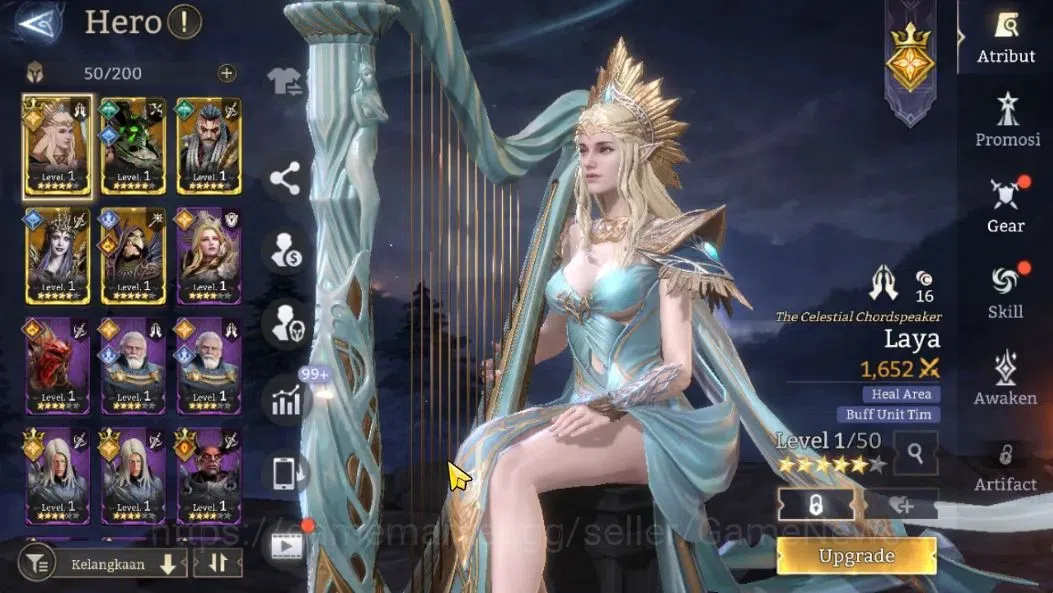 Watcher of Realms Accounts GLOBAL50x|Starter Ready Gacha|Lv 6|70,429 Power|1  image 5