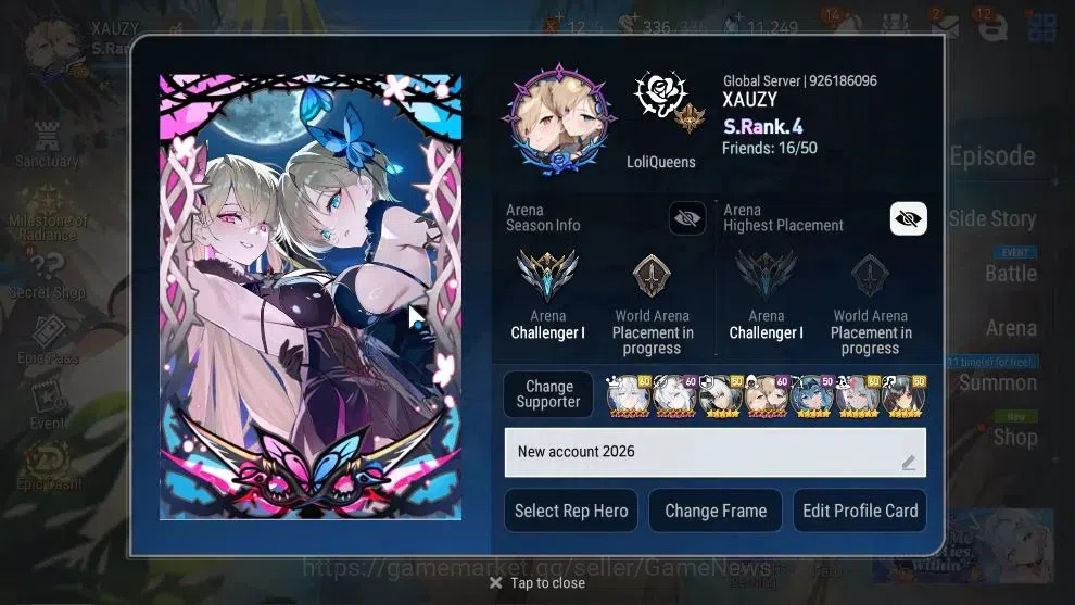 Epic Seven Accounts Global Verif|19 ML(RNL,Salome,HarSeti,GRas,RueleLi image 2