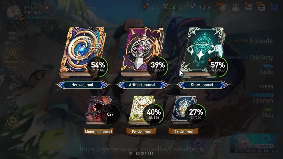 Epic Seven Accounts Global Verif|19 ML(RNL,Salome,HarSeti,GRas,RueleLi image 3