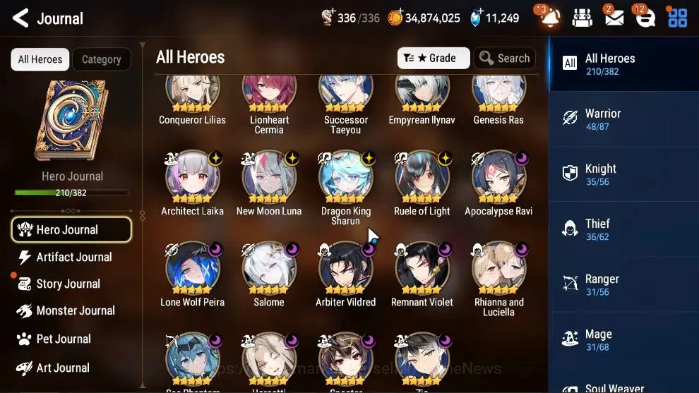 Epic Seven Accounts Global Verif|19 ML(RNL,Salome,HarSeti,GRas,RueleLi image 6