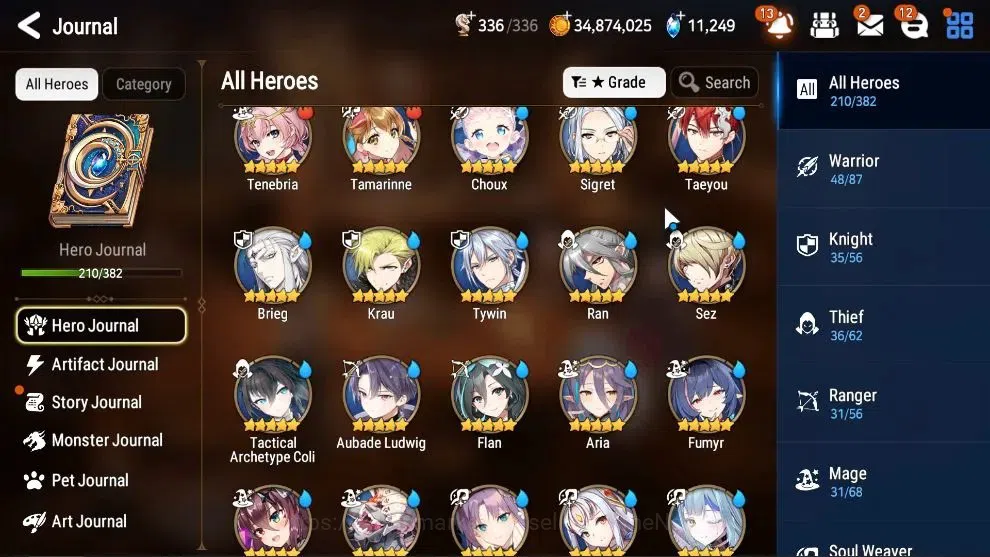 Epic Seven Accounts Global Verif|19 ML(RNL,Salome,HarSeti,GRas,RueleLi image 8