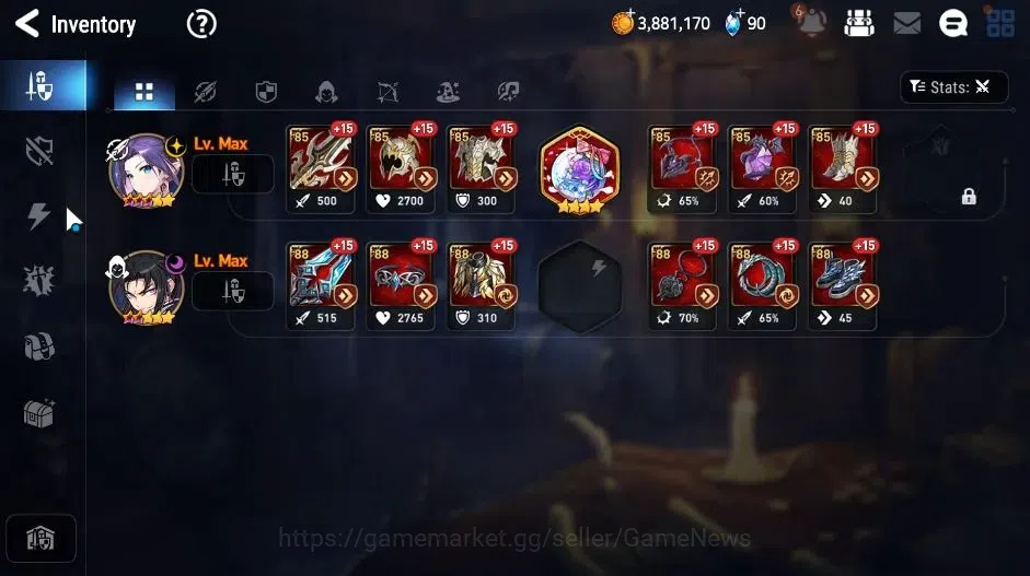 Epic Seven Accounts GLOBAL Unverif|New Era|18 ML(Rhiana&Luciel,Harsett image 13