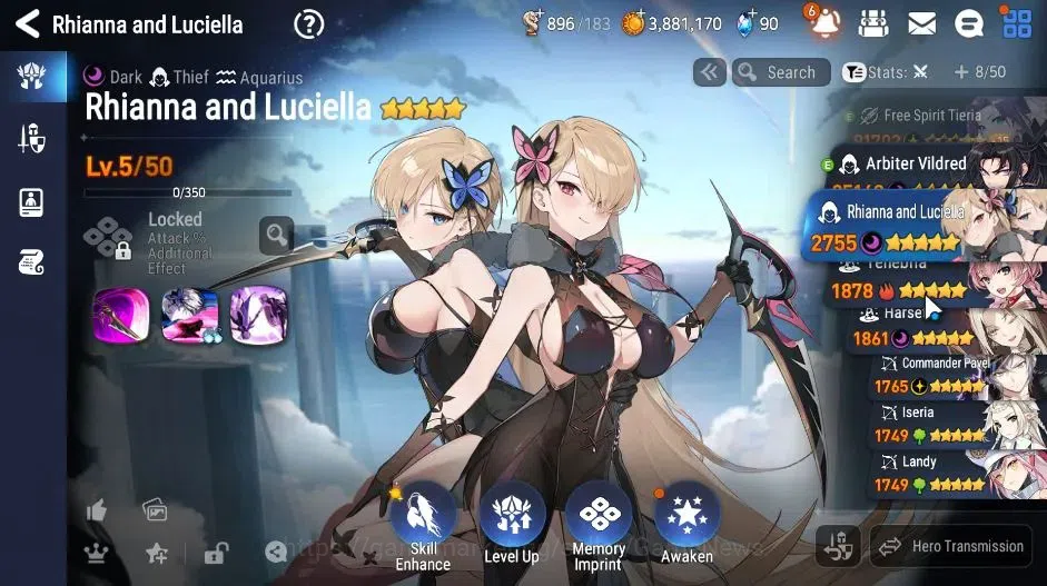 Epic Seven Accounts GLOBAL Unverif|New Era|18 ML(Rhiana&Luciel,Harsett image 20
