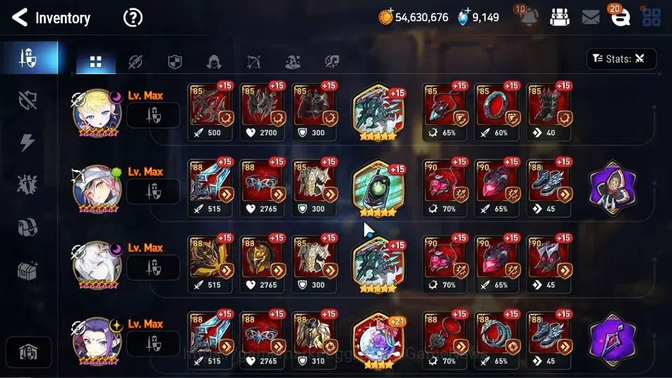 Epic Seven Accounts GLOBAL Unverif|11 ML(Salome,LOTScales,BW Iseria,Em image 20