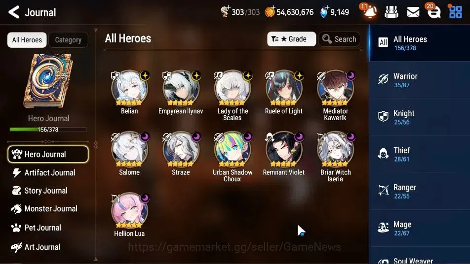Epic Seven Accounts GLOBAL Unverif|11 ML(Salome,LOTScales,BW Iseria,Em image 6