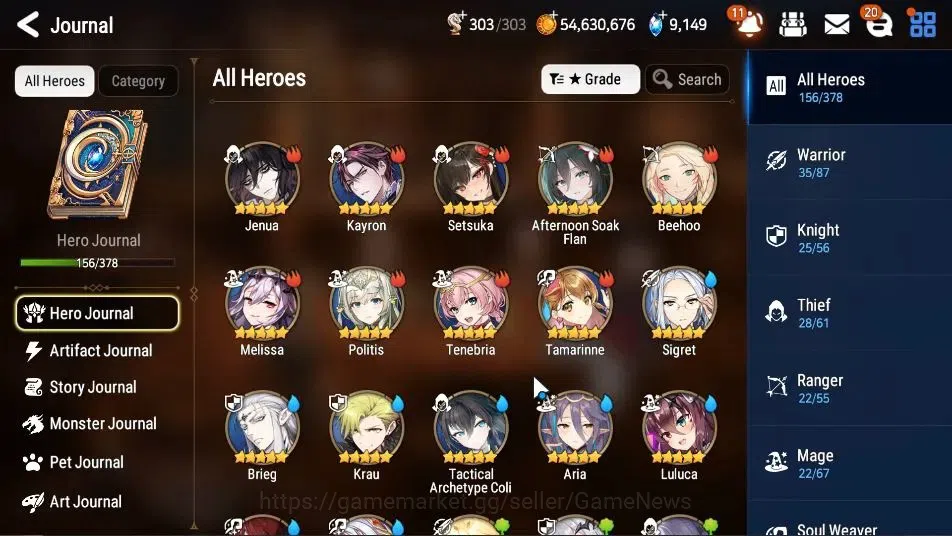 Epic Seven Accounts GLOBAL Unverif|11 ML(Salome,LOTScales,BW Iseria,Em image 7