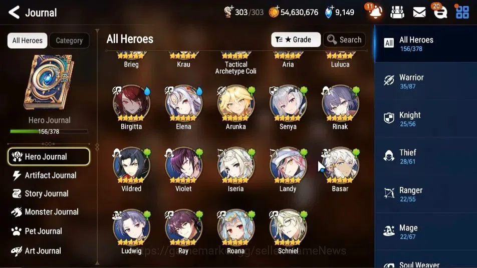Epic Seven Accounts GLOBAL Unverif|11 ML(Salome,LOTScales,BW Iseria,Em image 8