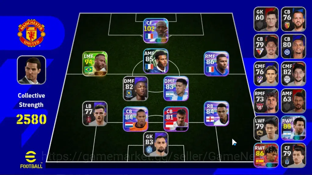 eFootball Accounts Others Android|Show Time Ousmane Dembele,Lionel Messi,Lamine Yamal,Trending Neymar Jr,Desire 1