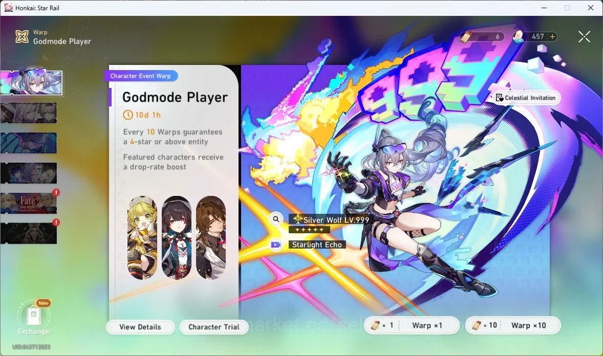 Honkai Star Rail Accounts ASIA | TL 32 | 5 LIMIT | YAO GUANG | SILVER WOLF | image 5