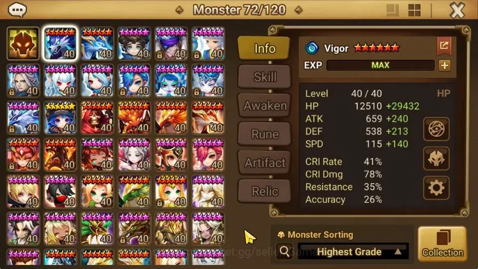 Summoners War: Sky Arena Accounts GLOBAL Lv 90|1 LD [Akroma]|17 Total NB5[Vanessa,Te image 10