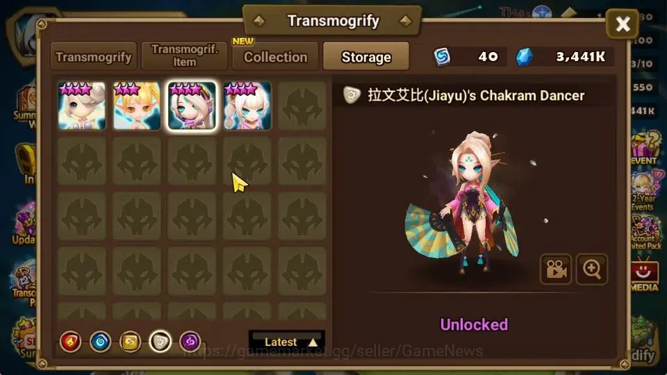 Summoners War: Sky Arena Accounts GLOBAL Lv 90|1 LD [Akroma]|17 Total NB5[Vanessa,Te image 13