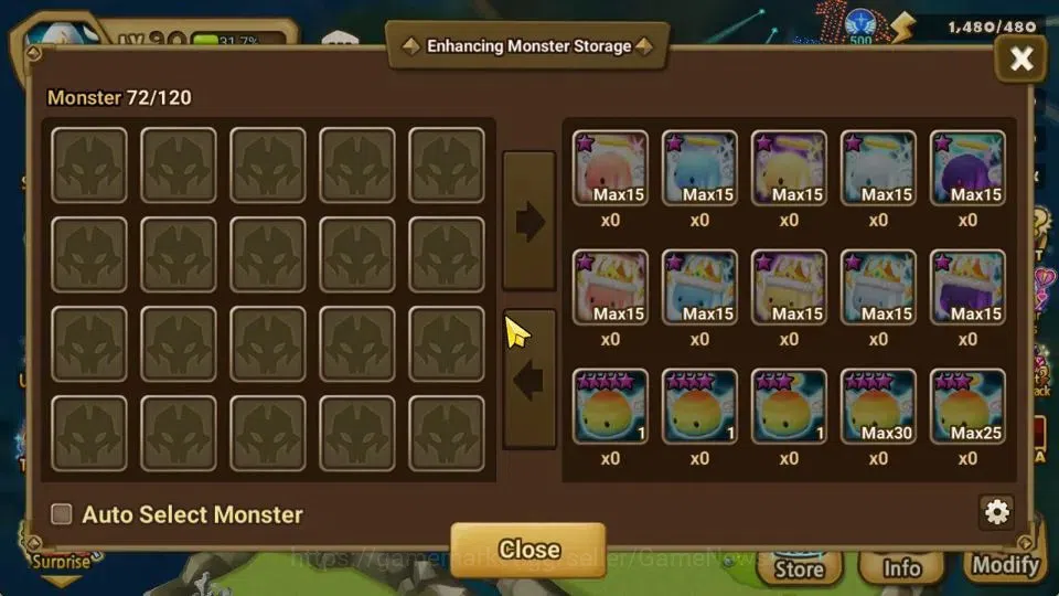 Summoners War: Sky Arena Accounts GLOBAL Lv 90|1 LD [Akroma]|17 Total NB5[Vanessa,Te image 14