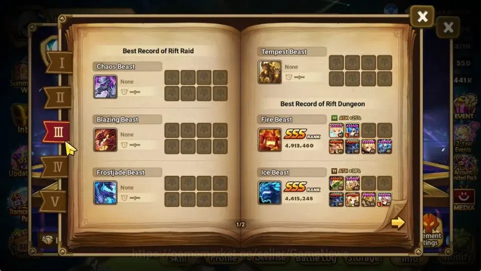 Summoners War: Sky Arena Accounts GLOBAL Lv 90|1 LD [Akroma]|17 Total NB5[Vanessa,Te image 5