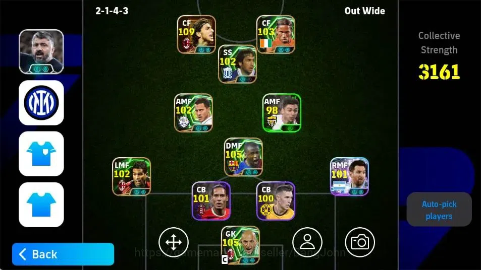 eFootball Accounts Android|PW 3161|Zlatan Ibrahimovic BigTime,Yaya To image 4