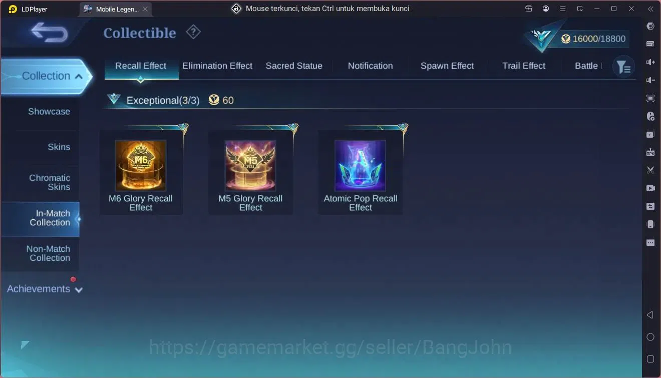 Mobile Legends: Bang Bang Accounts Global|Hero 71|Skin 87|Seasoned|Meowkion Julian|Va image 13
